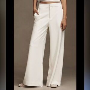 Reformation Cream Auggie Trousers